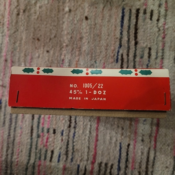 Vintage Blue Mercury Glass Christmas Ornaments Balls Baubles Made in Japan - Picture 8 of 9